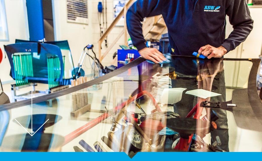 Autoruitreparatie door ASW Autoglas